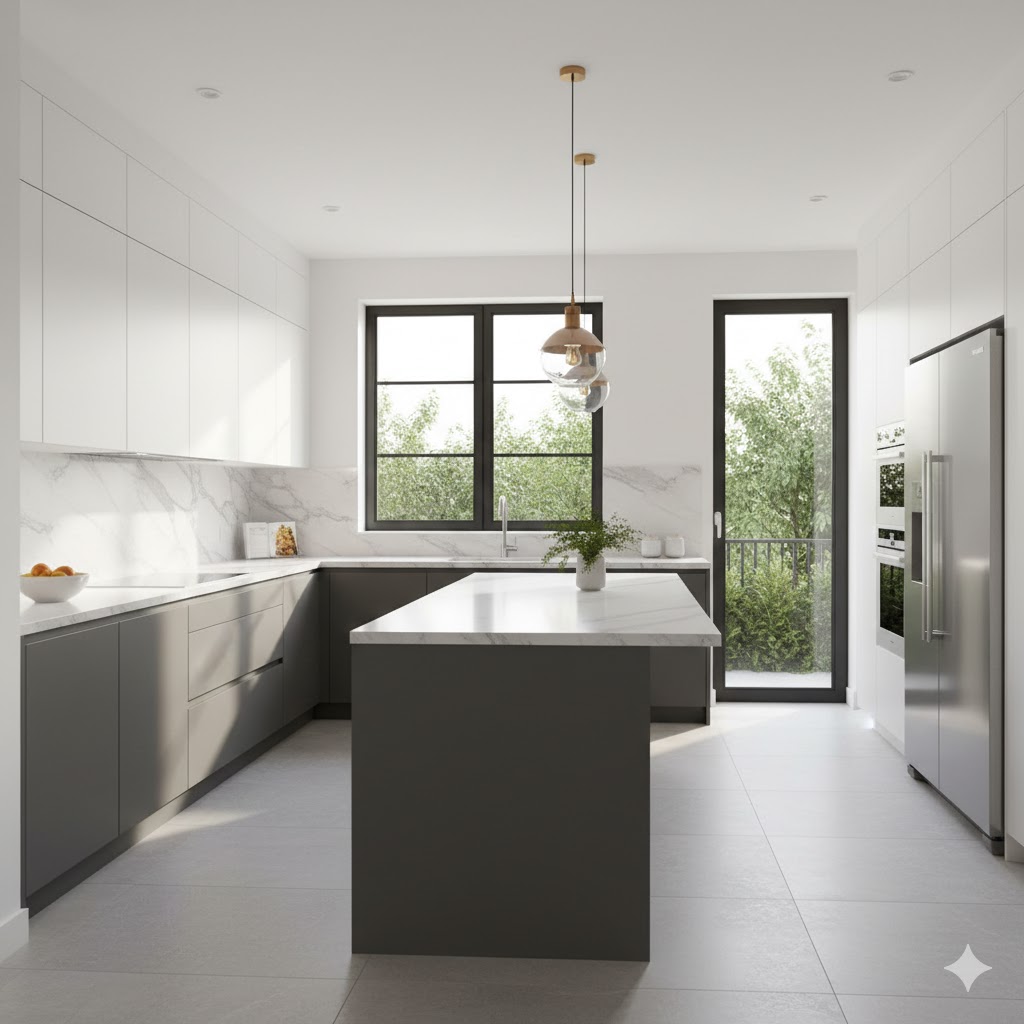 Modern Kitchen Renovation in Dubai